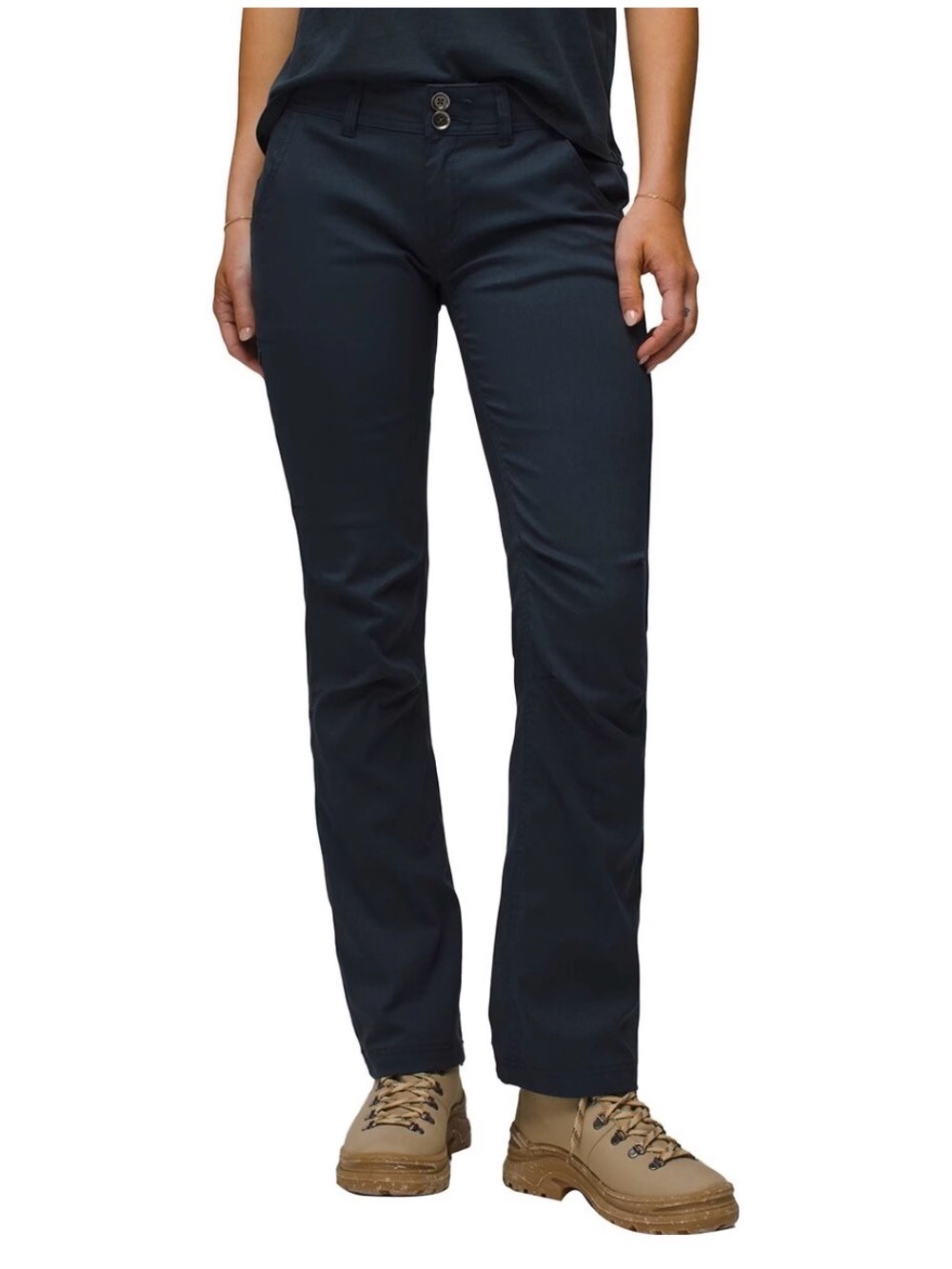 Prana Straight Leg Cargo Pants in Charcoal